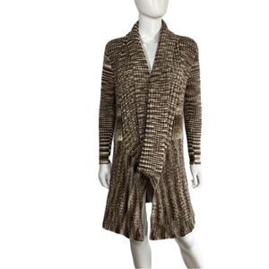 Alpaca Lael Lapel Front Alpaca Fur Fly Away Cardigan